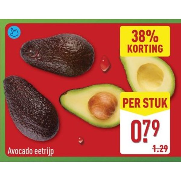 Avocado eetrijp