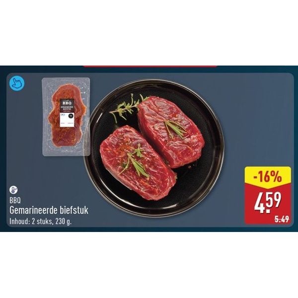 BBQ Gemarineerde biefstuk