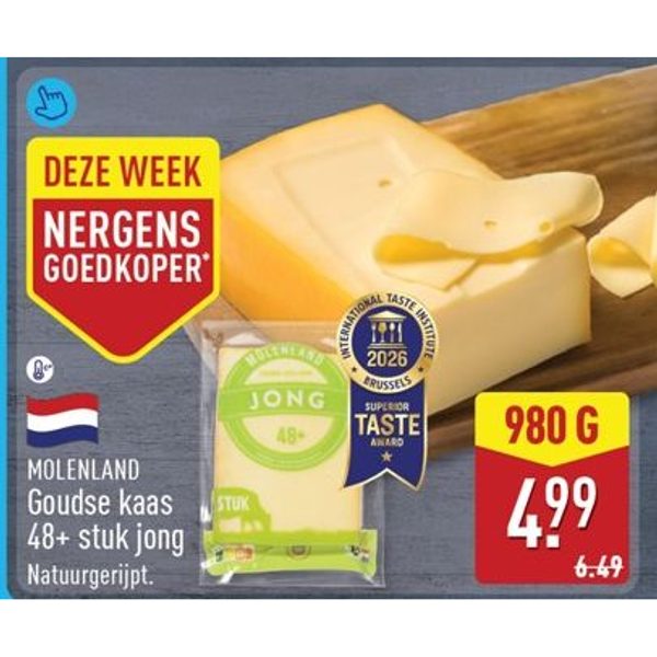 Molenland Goudse kaas 48+