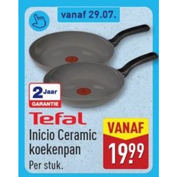 Tefal Inicio Ceramic koekenpan