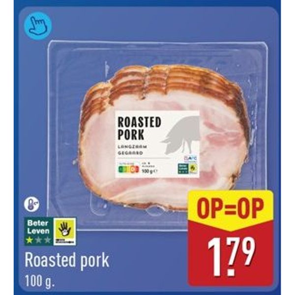 Roasted pork