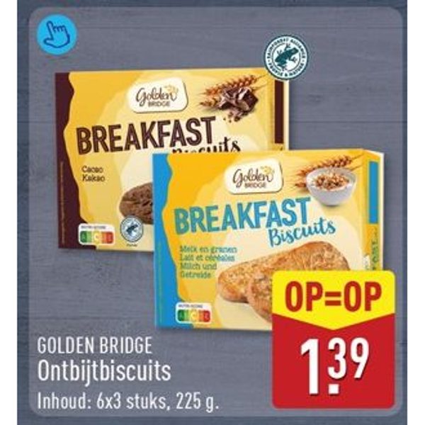 Golden Bridge Ontbijtbiscuits