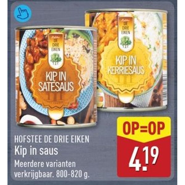 Hofstee De Drie Eiken Kip in saus
