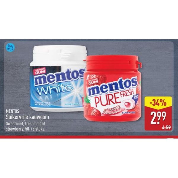 Mentos Suikervrije kauwgom