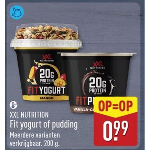 XXL Nutrition Fit yogurt of pudding