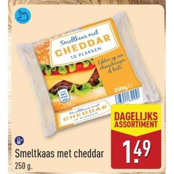 Smeltkaas met cheddar