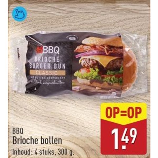 BBQ Brioche bollen