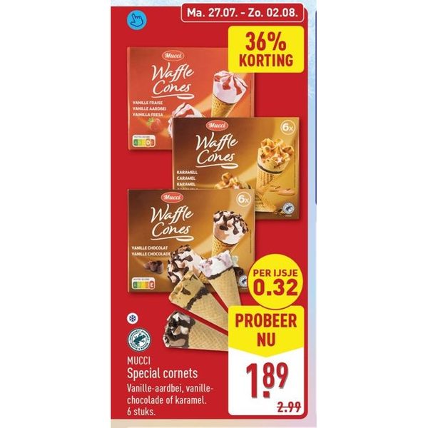Mucci Waffle Cones