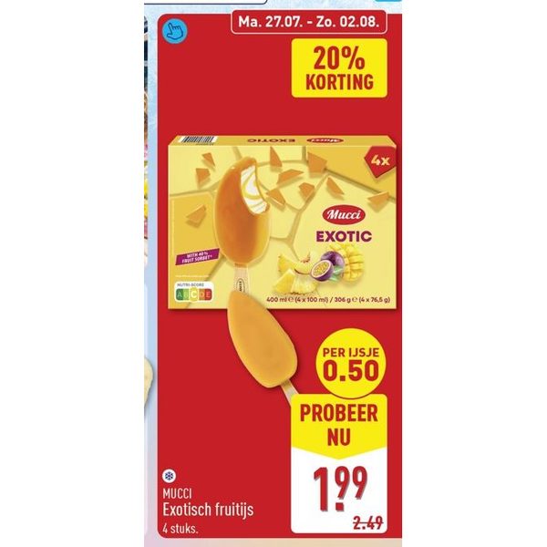 Mucci Exotisch fruitijs