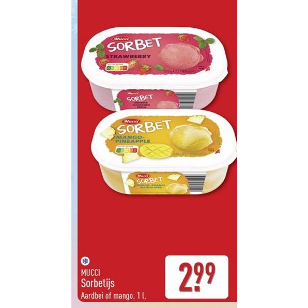 MUCCI Sorbetijs