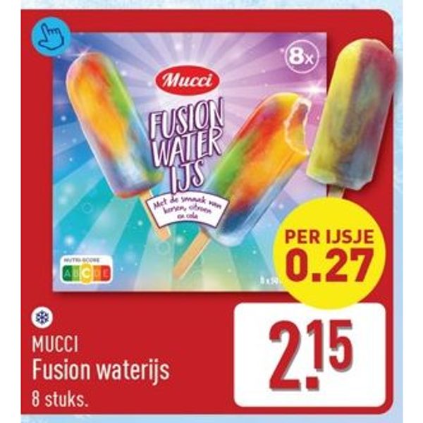 Mucci Fusion waterijs
