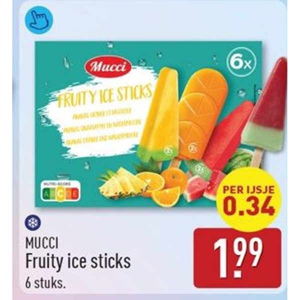 Mucci Fruity ice sticks