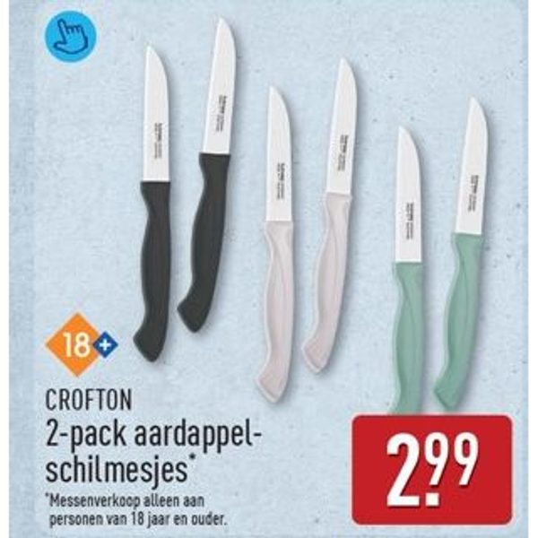 Crofton 2-pack aardappelschilmesjes