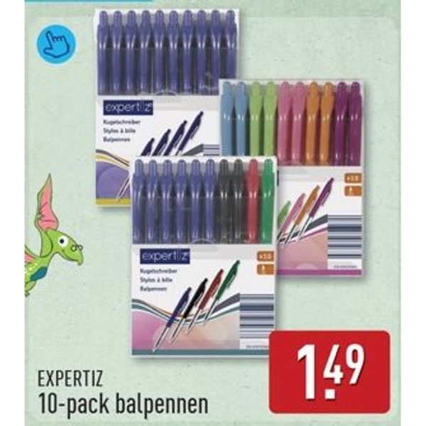 10-pack balpennen