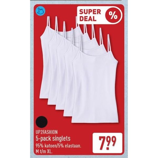 5-pack singlets
