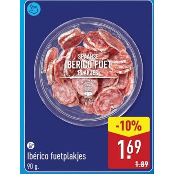 Ibérico fuetplakjes