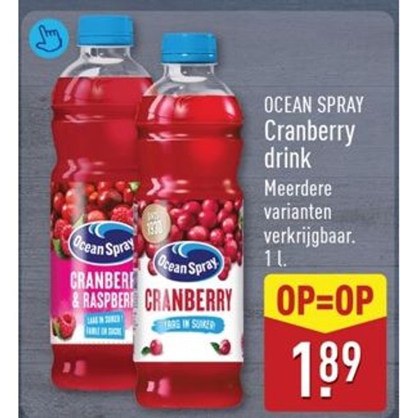 Ocean Spray Cranberry drink