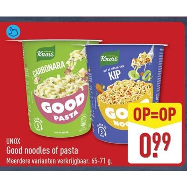 Unox Good noodles of pasta
