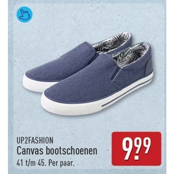 Canvas bootschoenen