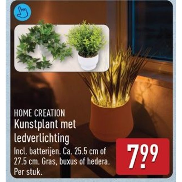 Kunstplant met ledverlichting