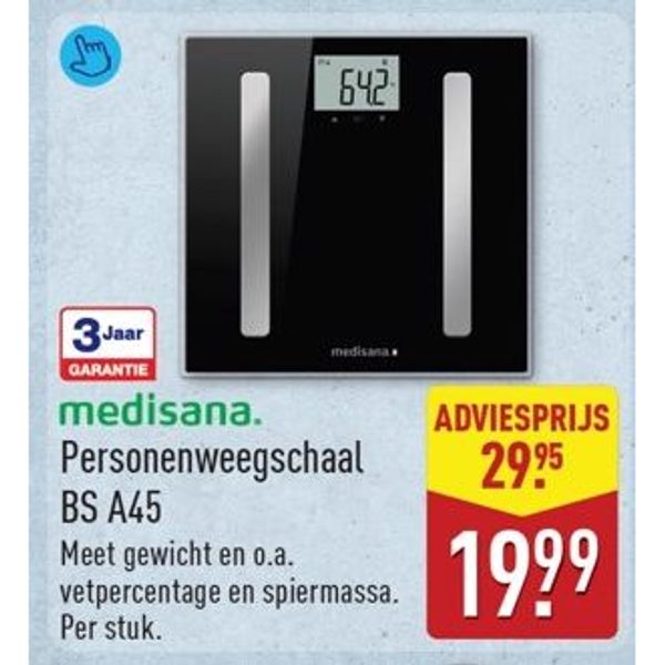 medisana Personenweegschaal BS A45