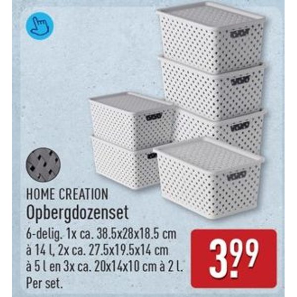 HOME CREATION Opbergdozenset