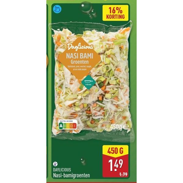 Nasi-bamigroenten