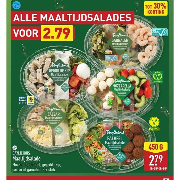 Alle Maaltijdsalades