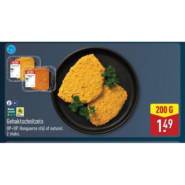 Gehaktschnitzels