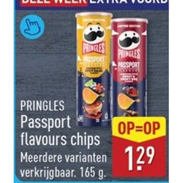 Pringles Passport flavours chips