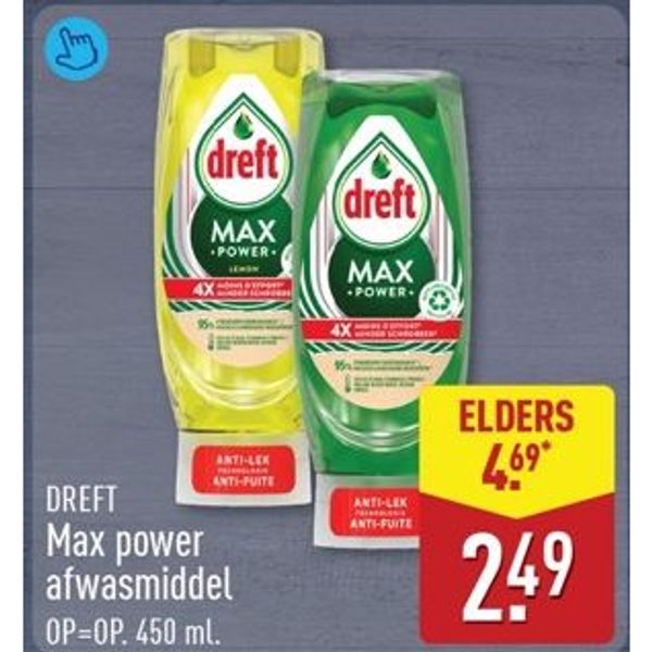 Dreft Max power afwasmiddel