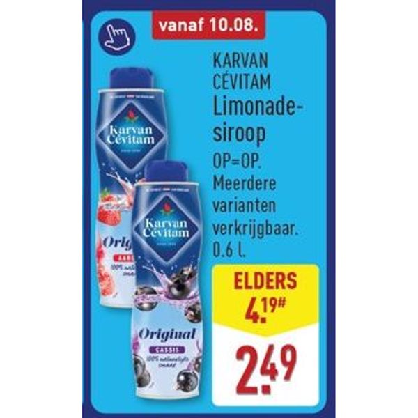Karvan Cévitam Limonade-siroop