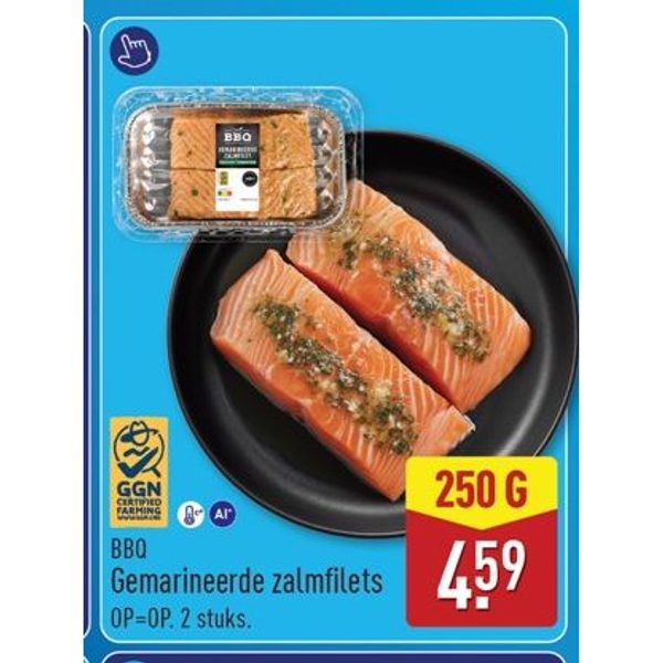BBQ Gemarineerde zalmfilets