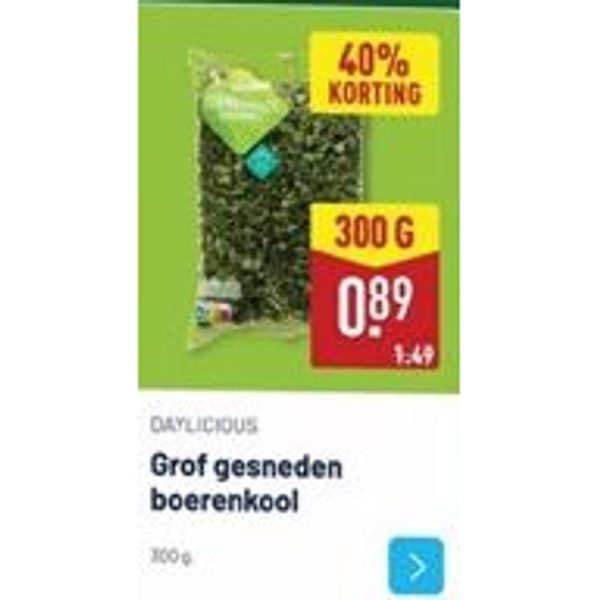 Grof gesneden boerenkool
