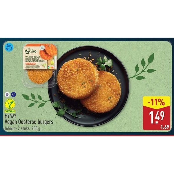 My Vay Vegan Oosterse burgers