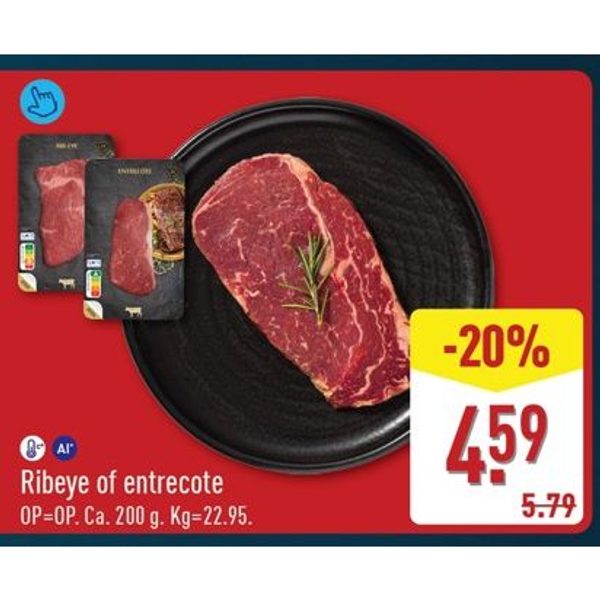 Ribeye of entrecote