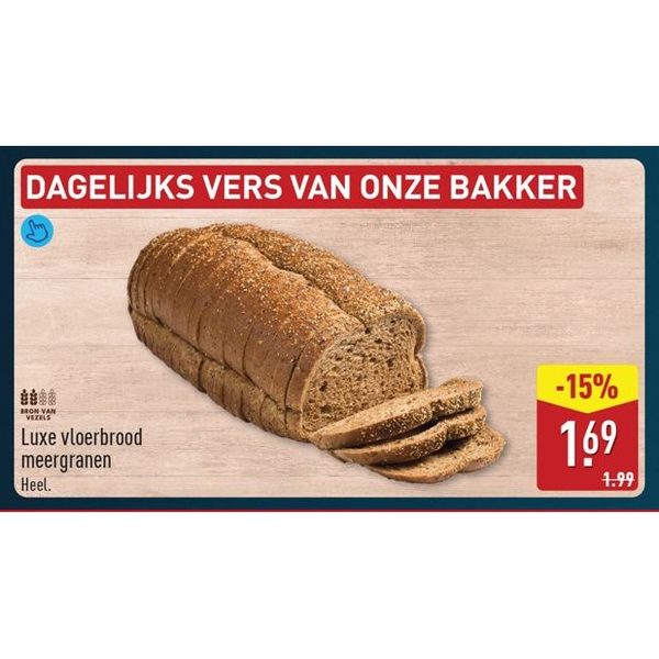 Luxe vloerbrood meergranen