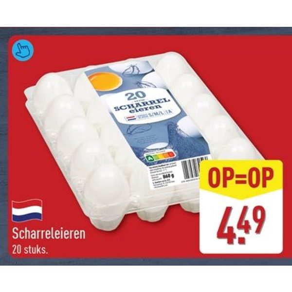 Scharreleieren 20 stuks