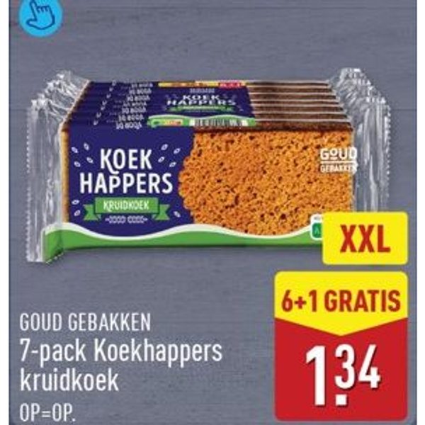 Goud Gebakken 7-pack Koekhappers kruidkoek
