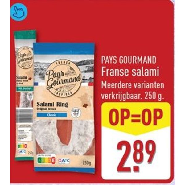 Pays Gourmand Franse salami
