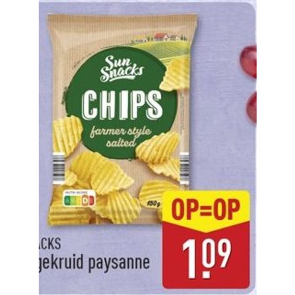 Sun Snacks Chips gekruid paysanne