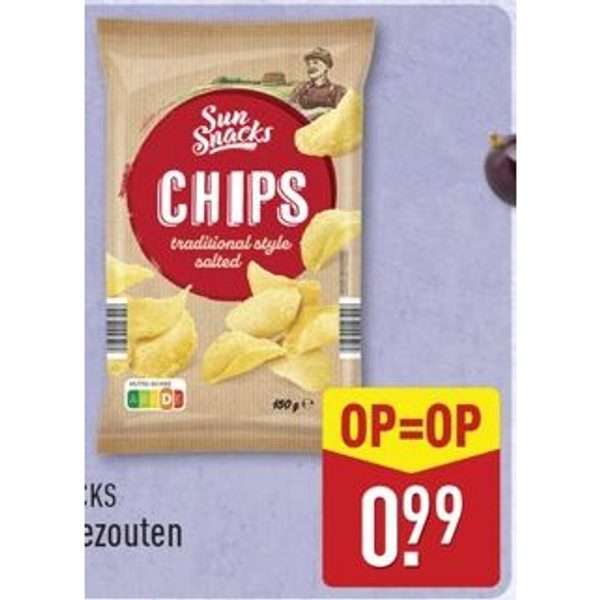 Sun Snacks Chips gezouten