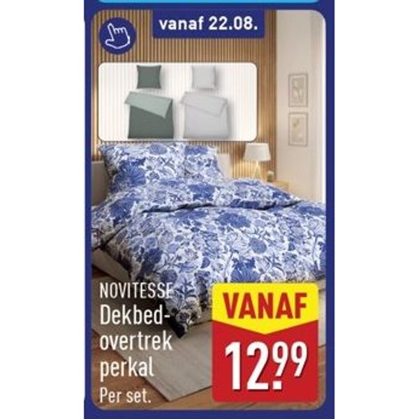 Novitesse Dekbedovertrek perkal