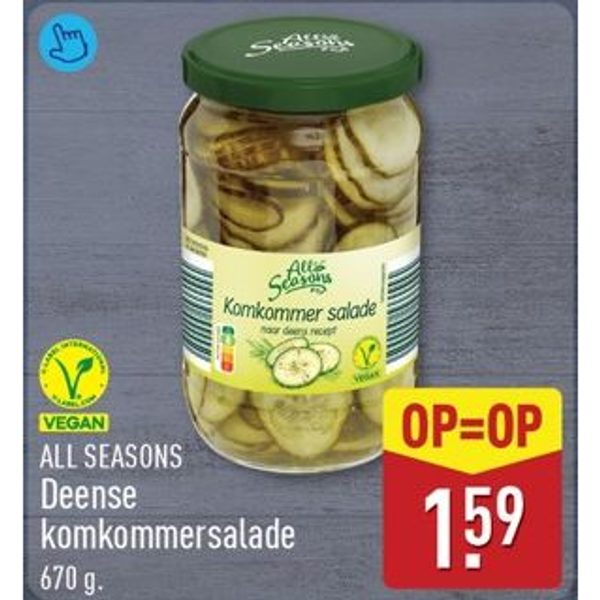 All Seasons Deense komkommersalade
