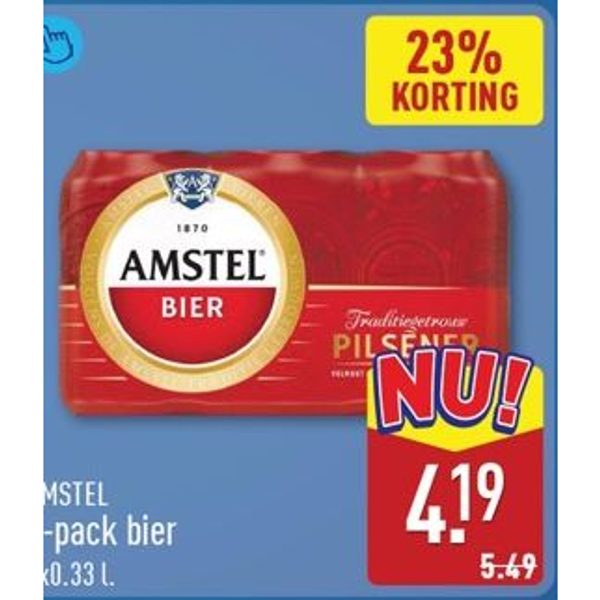 Amstel 6-pack bier