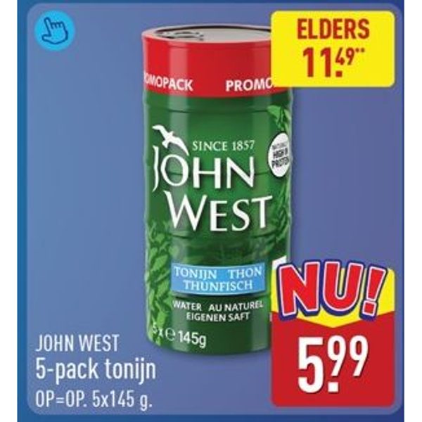 John West 5-pack tonijn