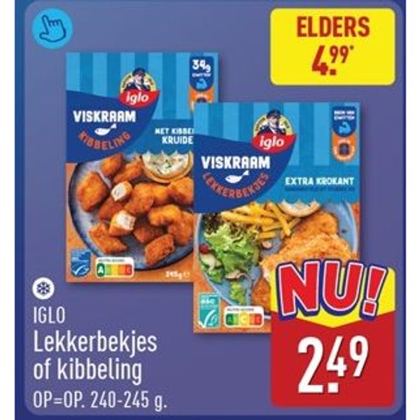 Iglo Lekkerbekjes of kibbeling