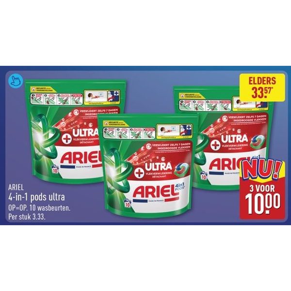 Ariel 4-in-1 pods ultra