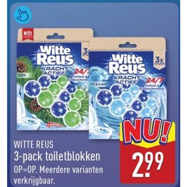 Witte Reus 3-pack toiletblokken