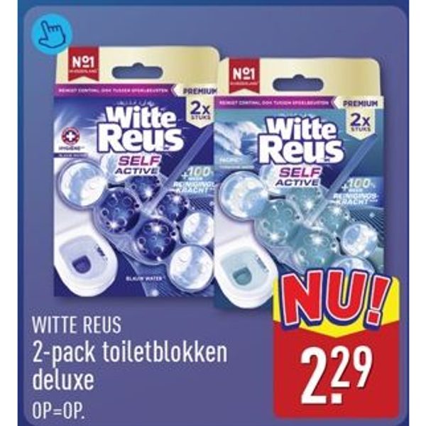 Witte Reus 2-pack toiletblokken deluxe